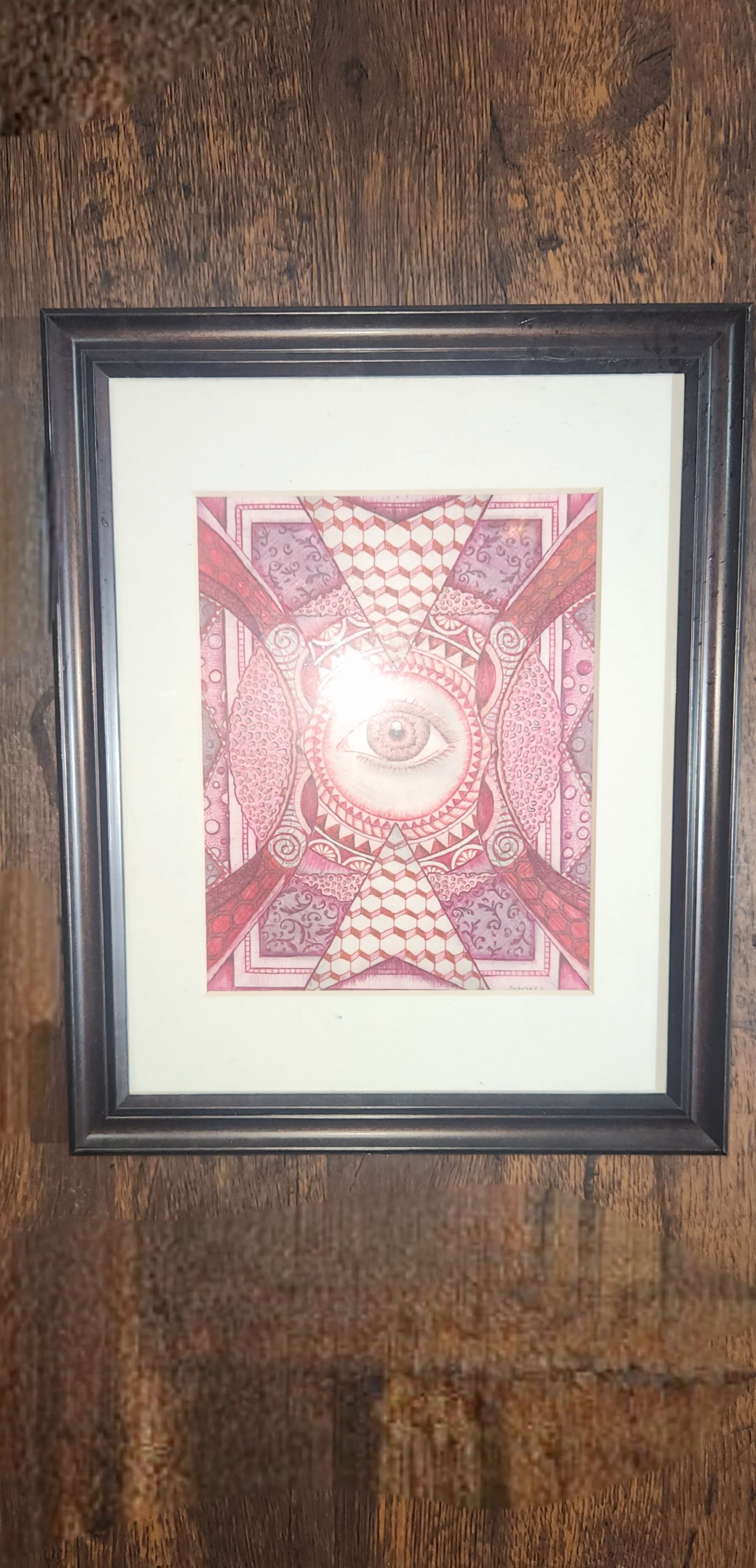 Crimson Gaze [Framed]